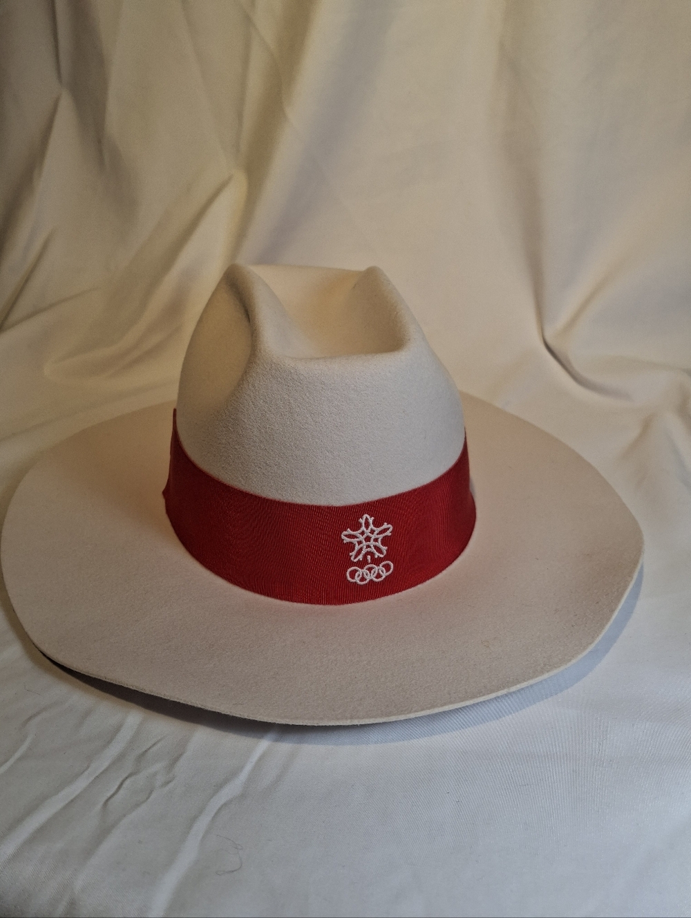 100% Wool Smithbilt Made In Canada 1988 Calgary Olympics Volunteer Cowboy Hat